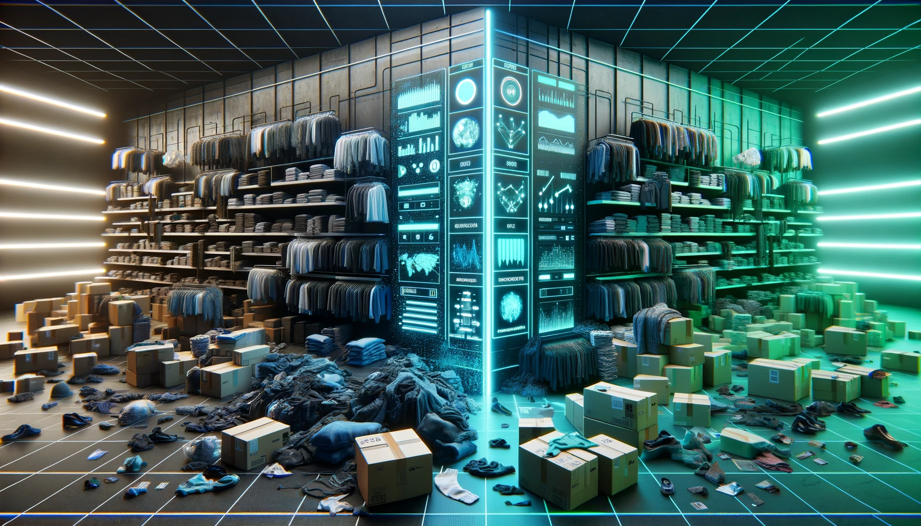 DALL·E 2024-04-23 09.36.14 - A hyperrealistic, futuristic image for 'https___wair.ai' using colors #28f1e0 (teal), #000000 (black), and #16a599 (darker teal). The image illustrate